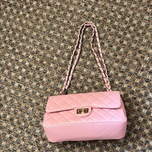 Pink handbag